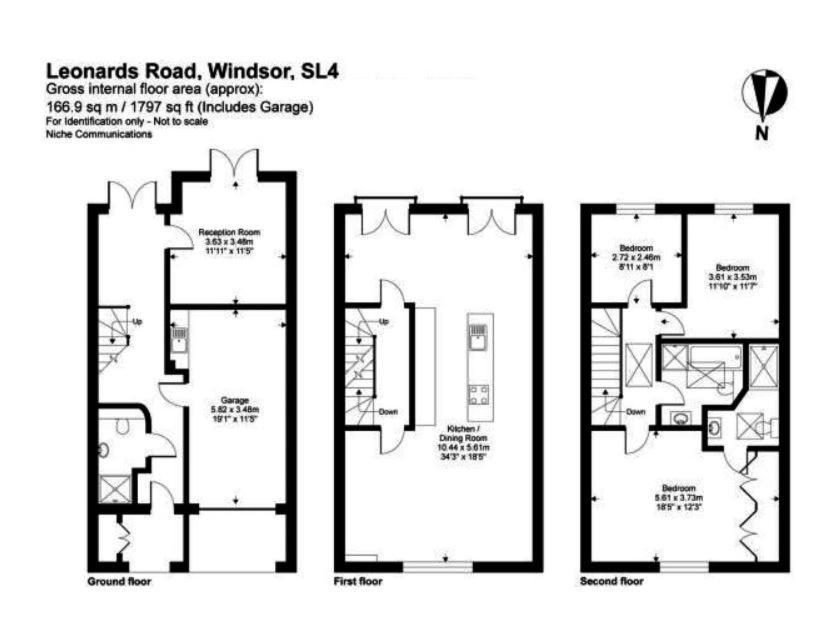 Immaculate Central Windsor Town House With Parking מראה חיצוני תמונה